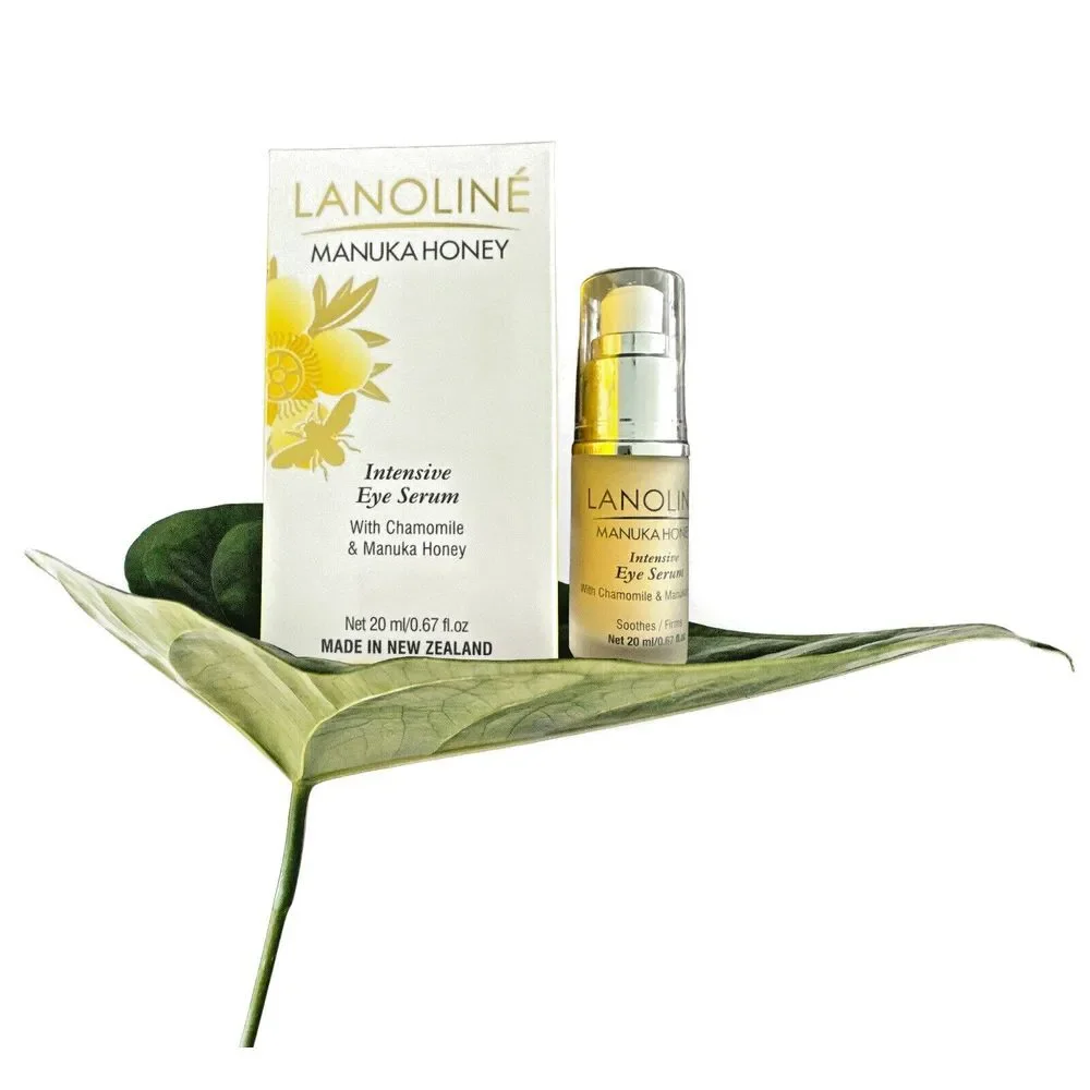 Lanoline Intensive Eye Serum Manuka Honey & Chamomile Hydrates & Firms 0.67 floz